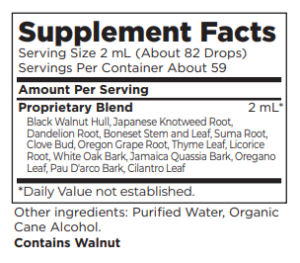 IS Boost supplement facts
