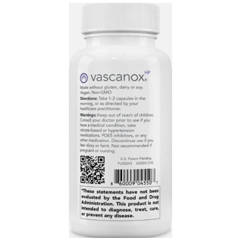back of product vascanox