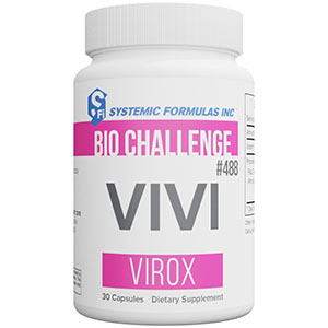 Systemic Formulas VIVI supplement bottle front view.