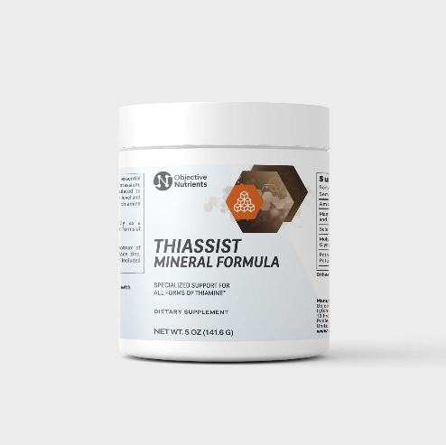 thiassist mineral formula bottle with powder