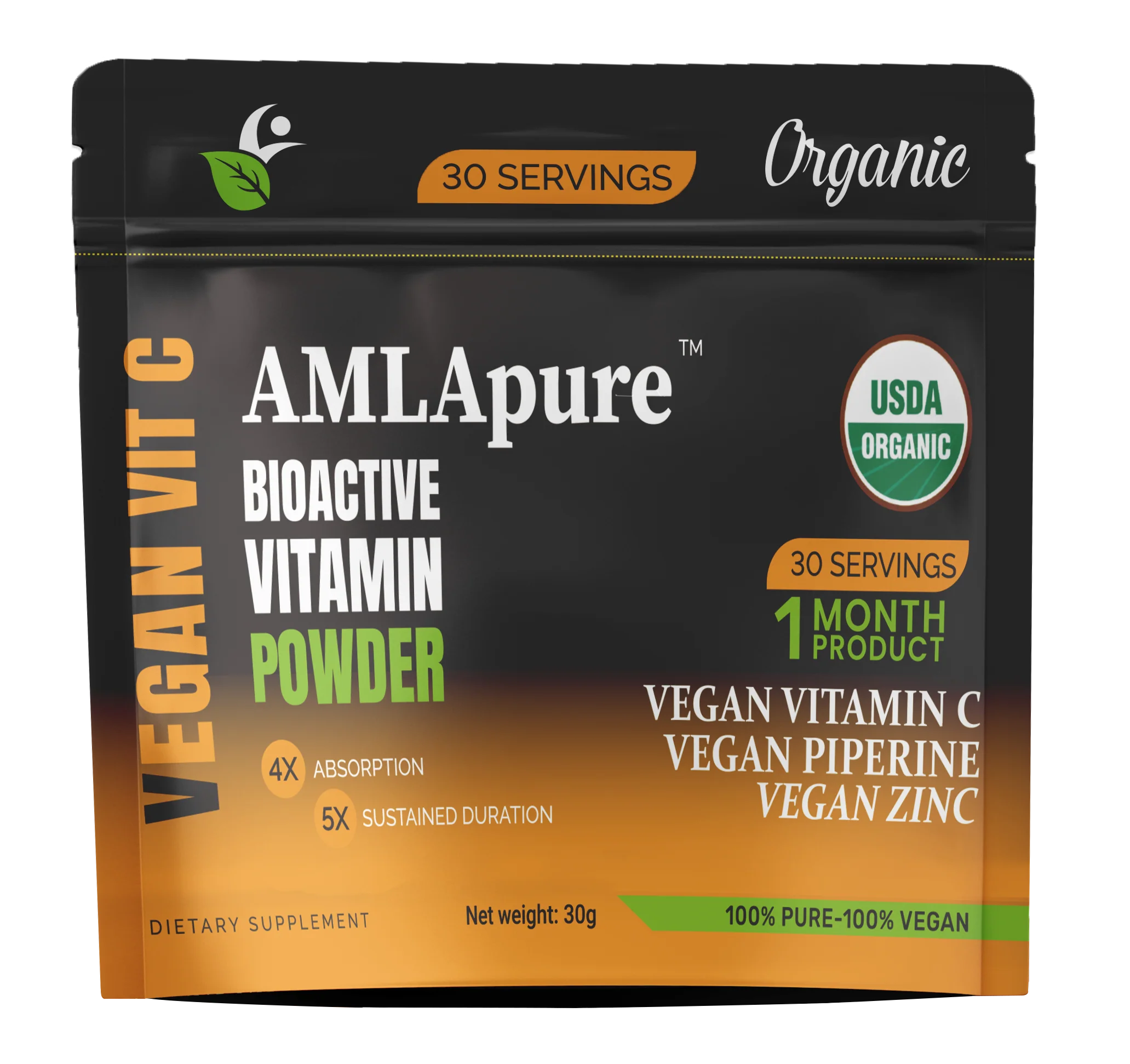 AMLApure bioactive vegan vitamin C powder