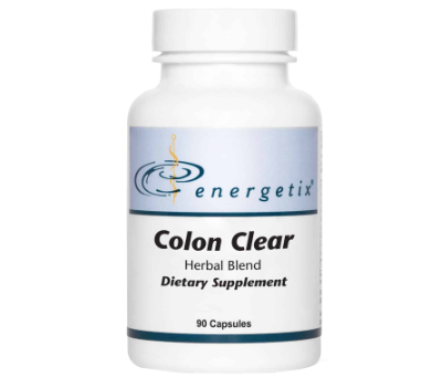 Energetix Colon Clear dietary supplement bottle