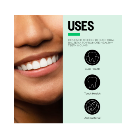 Uses ozone infused tooth and gum support | puro3