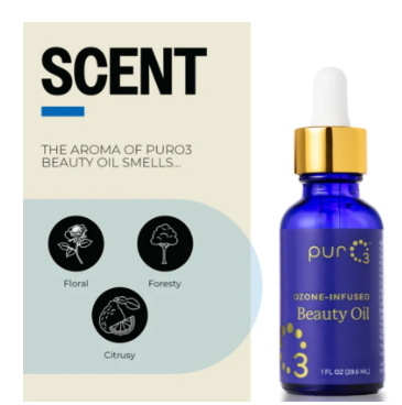 ozone infused beauty oil | puro3 scent