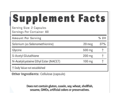 glutathione nacet complex | objective nutrients