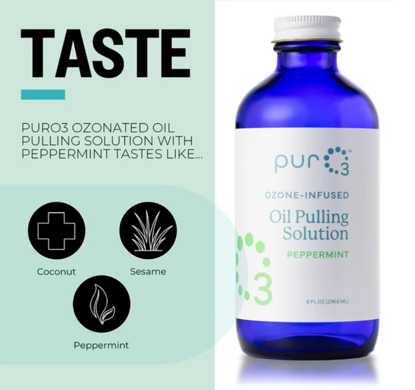 ozone infused oil pulling solution | puro3