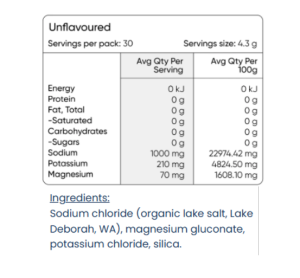 unflavoured electrolytes | sodii unflavoured electrolytes | sodii