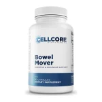 CellCore Bowel Mover, front of the 90 capsule bottle