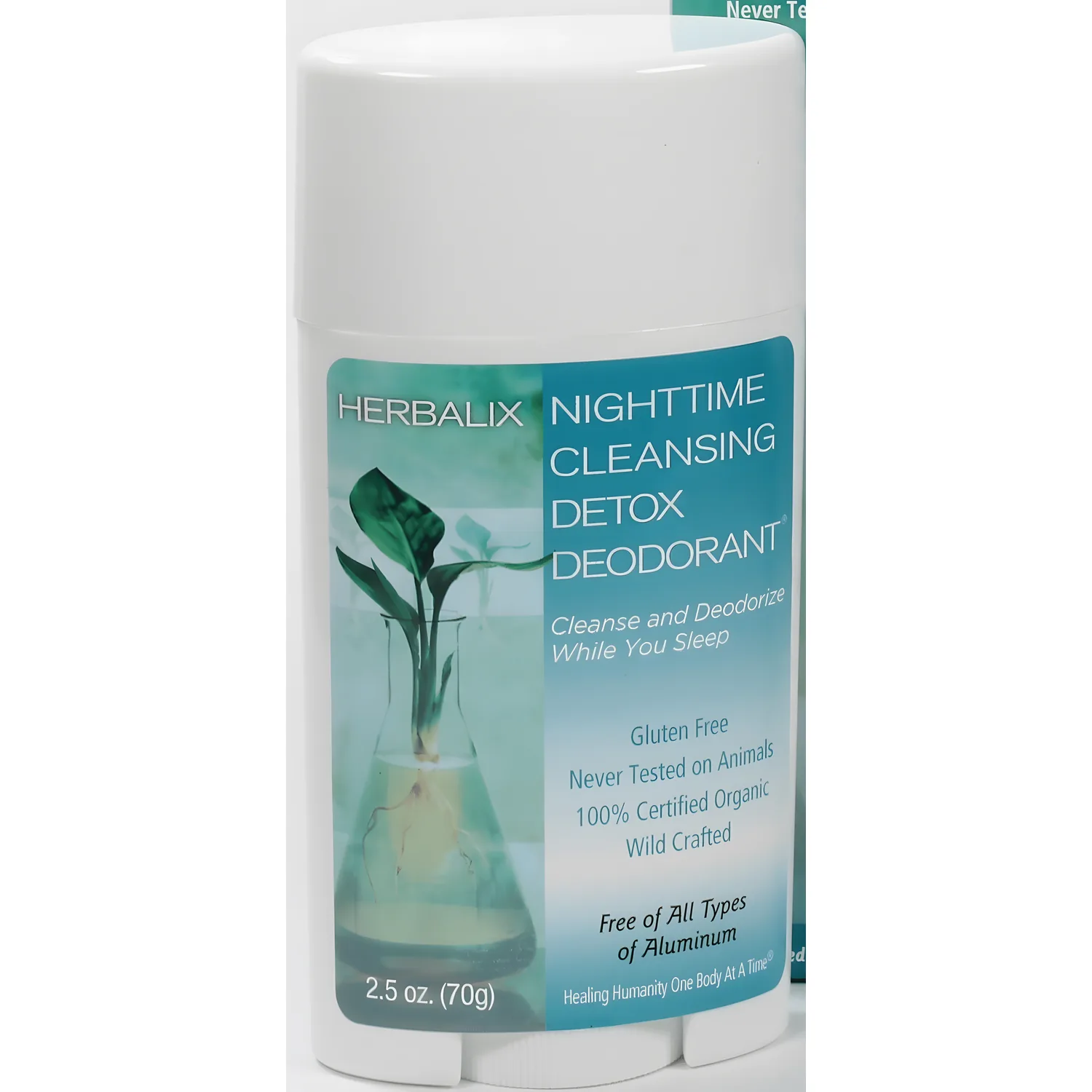 Herbalix Nighttime Cleansing Detox Deodorant stick, 70 g, free of all types of aluminium