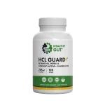 HCL Guard by Healthy Gut, front of the bottle, 745 mg per capsule, 120 capsules