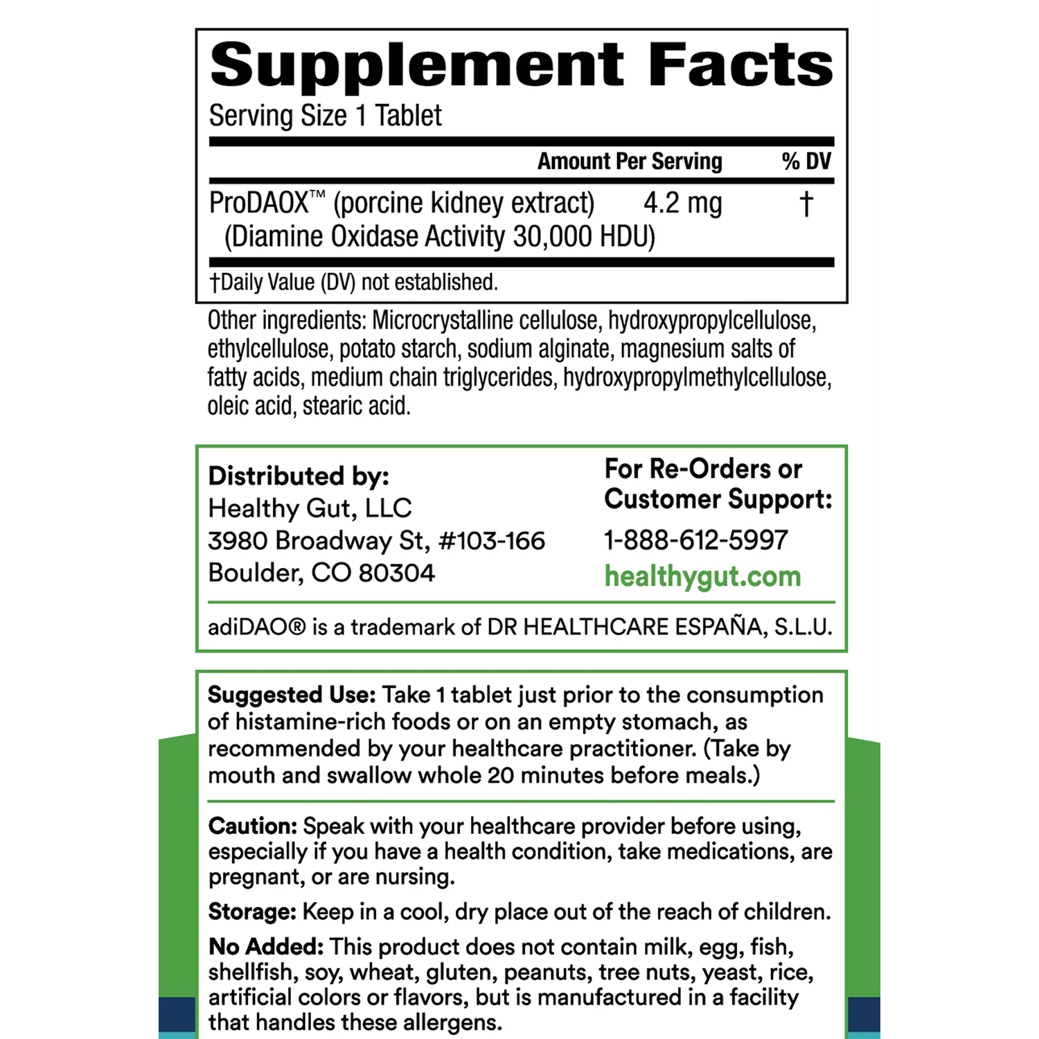 HCL Guard supplement facts: betaine hydrochloride 550 mg, organic ginger, deglycyrrhizinated liquorice, pepsin and intrinsic factor per capsule