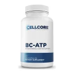 CellCore BC-ATP supplement, front of bottle, 120 capsules