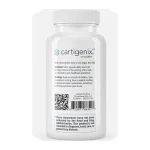 Cartigenix HP label with directions: two capsules daily, one morning and one evening, with a meal