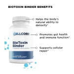 CellCore BioToxin Binder benefits: helps the body's natural ability to detoxify, promotes gut health and immune function, supports cellular repair