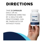 Core Nutrients directions — take two capsules daily, with or without food