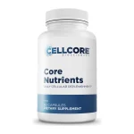 CellCore Core Nutrients bottle, front — 60 capsules for daily cellular replenishment