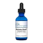 Energetix Bacteria-Chord homeopathic remedy, front of the 2 fl oz blue dropper bottle