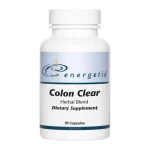 Energetix Colon Clear herbal blend, front of bottle, 90 capsules