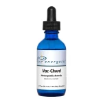 Energetix Vac-Chord homeopathic remedy, 2 fl oz blue dropper bottle, front of label