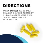 GCO directions: take 1 capsule twice daily, with or without food