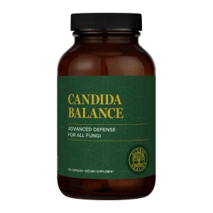 Global Healing Candida Balance, 120 capsules bottle, front
