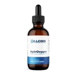 CellCore HydrOxygen supplement, front of dropper bottle, 59 ml