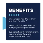 CellCore KL Support benefits: healthy kidney and liver function, everyday detox processes, hepatic blood flow and urinary tract function
