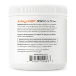 Magnesium Malate Powder tub label with suggested use and allergen information