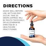 ME Support directions: shake well and take 20 drops by mouth twice daily