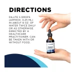 Directions for Metabolic Activator: dilute 5 drops in water twice daily
