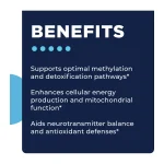 Methyl-B Complex benefits — methylation and detox pathways, cellular energy, neurotransmitter balance