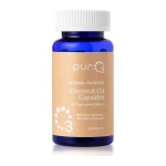 PurO3 Ozone-Infused Coconut Oil Capsules bottle, 90 capsules