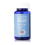 Back of the PurO3 Time Release Glycerin Capsules bottle with supplement facts and ingredients