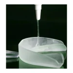 Ozone-infused tooth and gum gel being applied into a PurO3 mouth tray