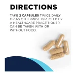 S-TRO directions — take two capsules twice daily, with or without food