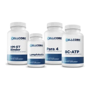 CellCore Step 4 kit: LymphActiv, HM-ET Binder, BC-ATP and Para 4 bottles together