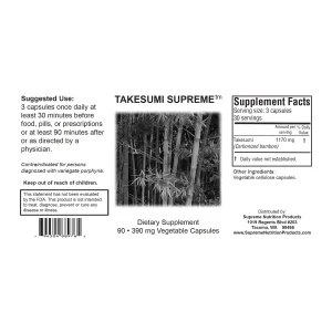 takesumi-supreme-label Takesumi Supreme label with supplement facts and suggested use