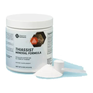 Objective Nutrients ThiAssist mineral formula powder tub, 60 scoops