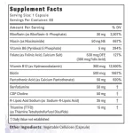 Thiavite supplement facts: methyl-free B vitamins with folinic acid, hydroxocobalamin, benfotiamine, CDP choline and TTFD per capsule
