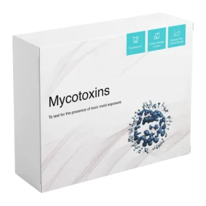 Vibrant America Mycotoxins test kit box for at-home mould toxin urine testing