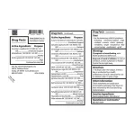 DesBio Emotional Detox & Drainage Drug Facts label with active ingredients, uses, warnings and directions
