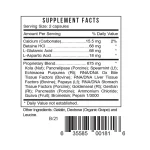 Ds Digest S supplement facts: calcium, betaine HCl, L-glutamic and L-aspartic acid with a proprietary blend of pancrelipase, pancreatin, pepsin, bromelain, papaya, goldenseal, gentian and RNA/DNA tissue factors