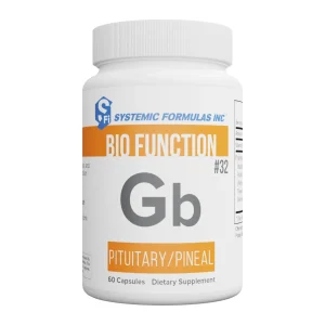 Systemic Formulas Gb Pituitary Pineal #32 bottle of 60 capsules, front label