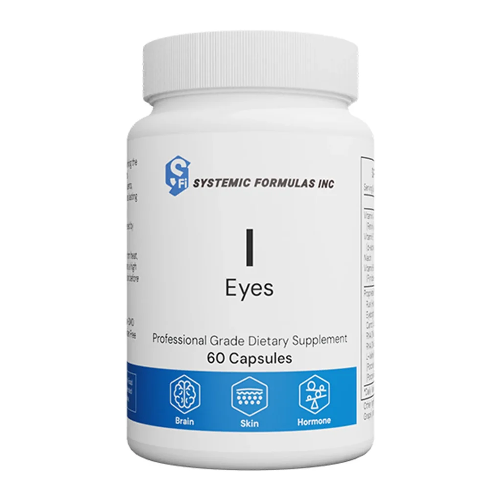 Systemic Formulas I Eyes #50 bottle of 60 capsules, front label