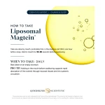 How to take Liposomal Magtein: 5 mL in the daytime and 10 mL one hour before sleep, held in the mouth before swallowing