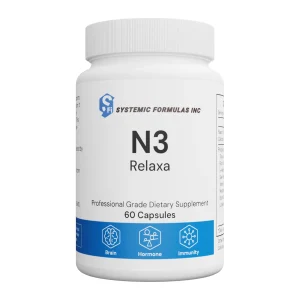 Systemic Formulas N3 Relaxa #75 bottle of 60 capsules, front label