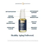 Quicksilver Scientific Liposomal Glutathione benefits: detoxification, antioxidant support, immune function, energy production and healthy ageing