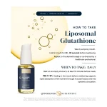 How to take Quicksilver Scientific Liposomal Glutathione: two pumps held in the mouth 30 to 90 seconds, on an empty stomach